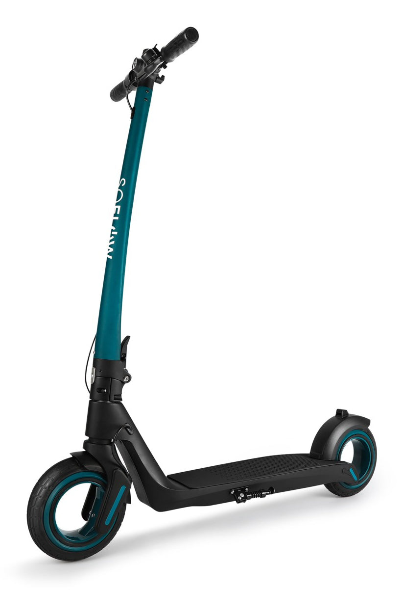 So-Flow So Flow SO X – E-Scooter – 350 W, 8,5", 20 km/h, Reichweite bis 35 km, 374,4 Wh, schwarz/türkis