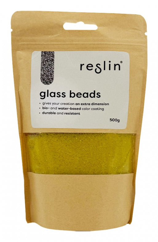 Reslin Glasperlen – Gelb – Ø 1,4 mm – 500 g