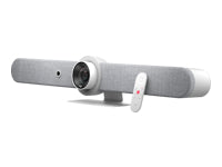 Logitech Rally Bar – Videobar – 4K, 5× optischer Zoom, Sichtfeld 90°, HDMI x3, WLAN, LAN (RJ45)