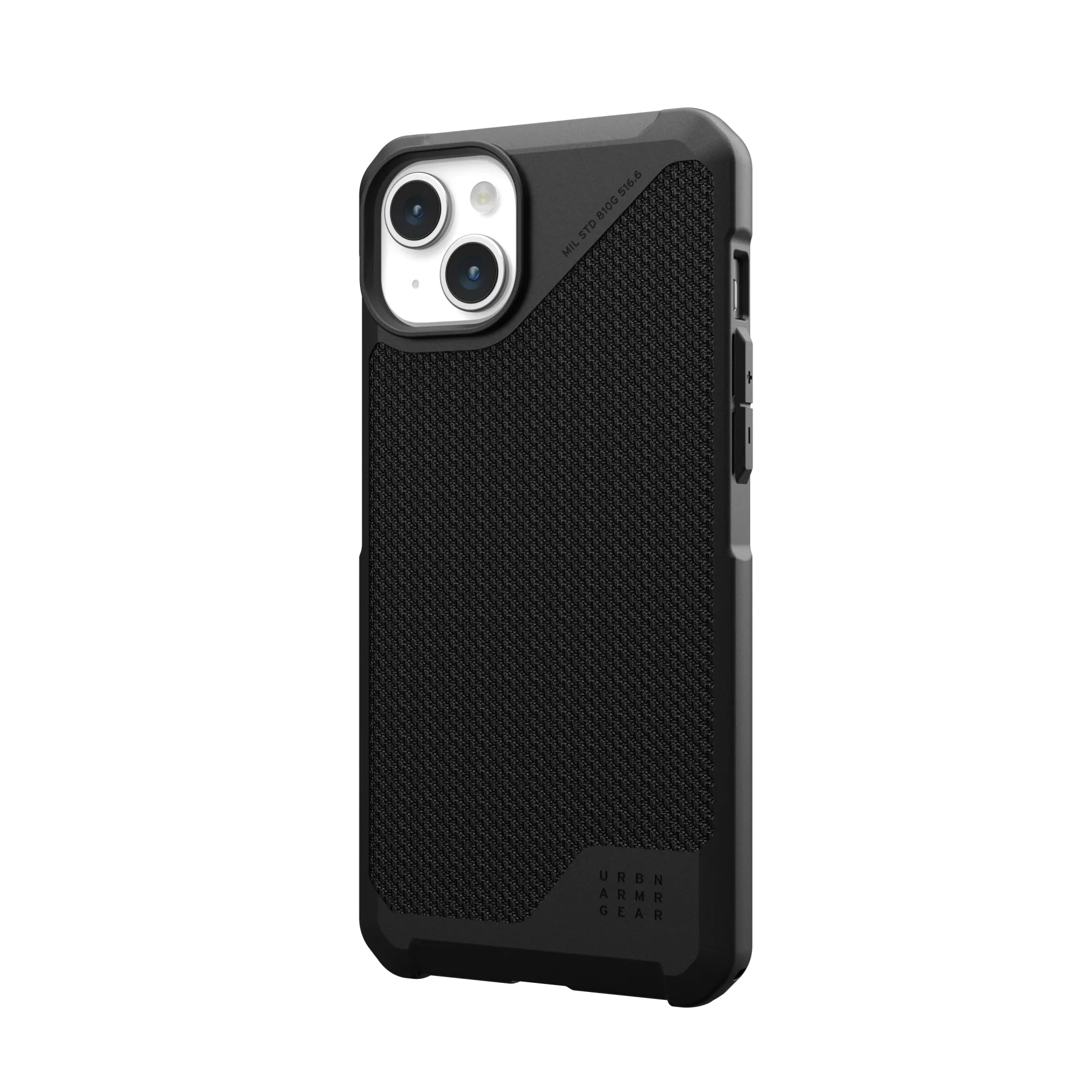 Urban Armor Gear UAG – Backcover Metropolis LT – für Apple iPhone 15 Plus – schwarz – Kevlar/TPU – MagSafe-kompatibel