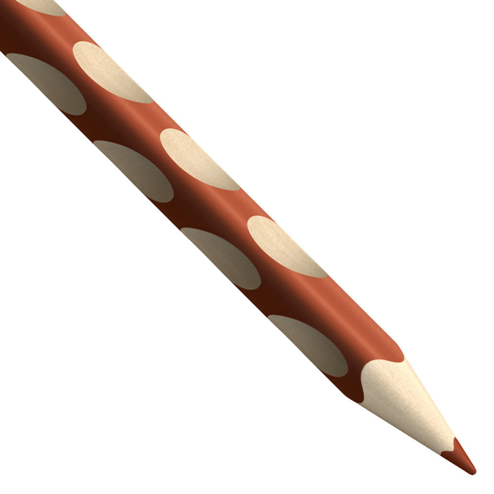 STABILO Buntstift, Mehrfarbig, 24er-Etui – Ergonomisch, Dreikant, Strichbreite 4,2 mm, für Linkshänder