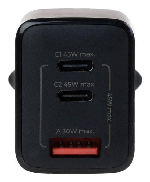 ONIT F01426 USB-Wandladegerät 120 W – USB-C×2, USB-A×1 – PD 3.1, PPS, GaN – Schwarz