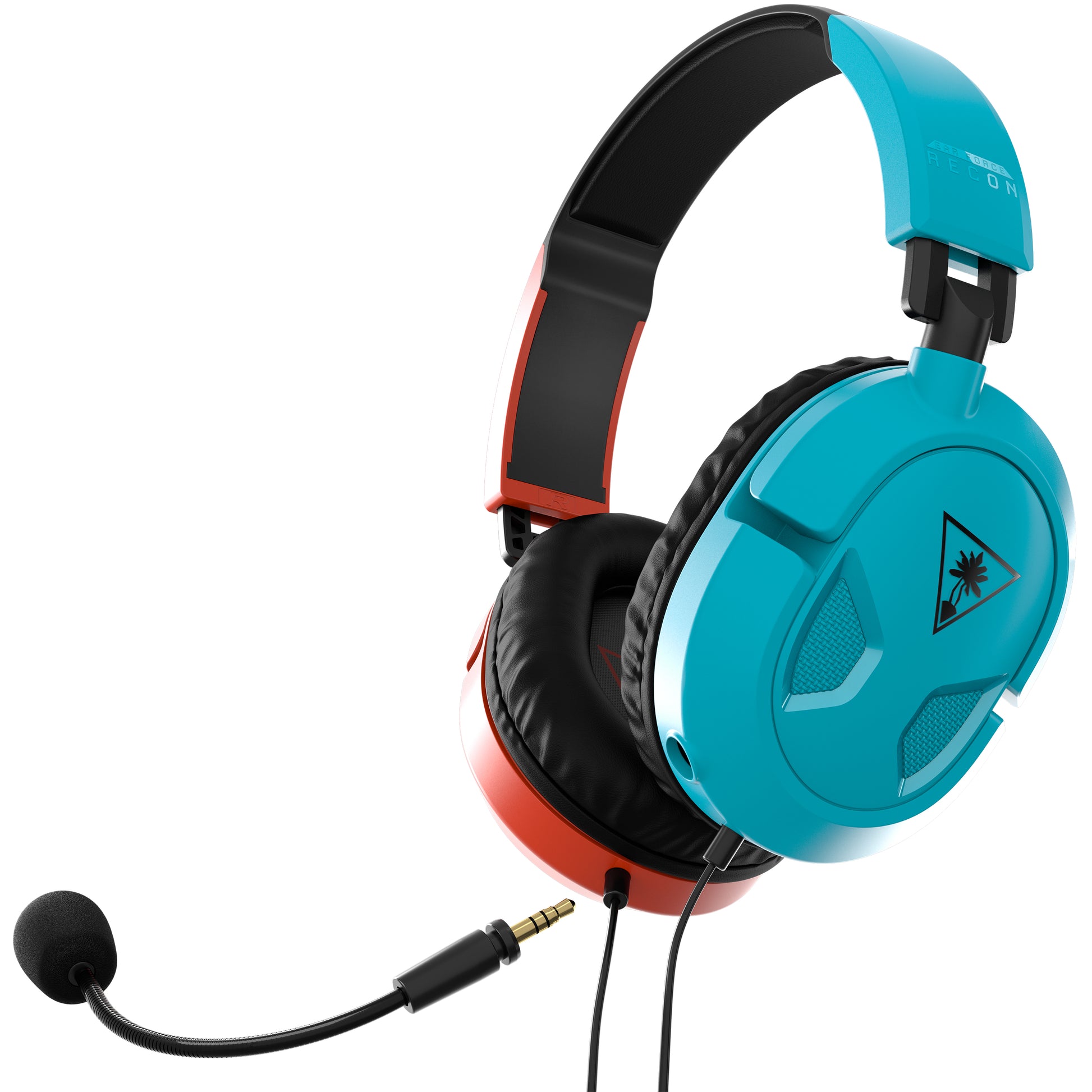 Turtle Beach EarForce Recon 50 Gaming-Headset – Over-Ear, Stereo, 3,5 mm Klinke, Blau/Rot