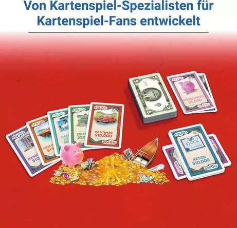 Ravensburger Cover your Assets – Kartenspiel, 2–6 Spieler, ab 7 Jahren, 20–40 Min., DE