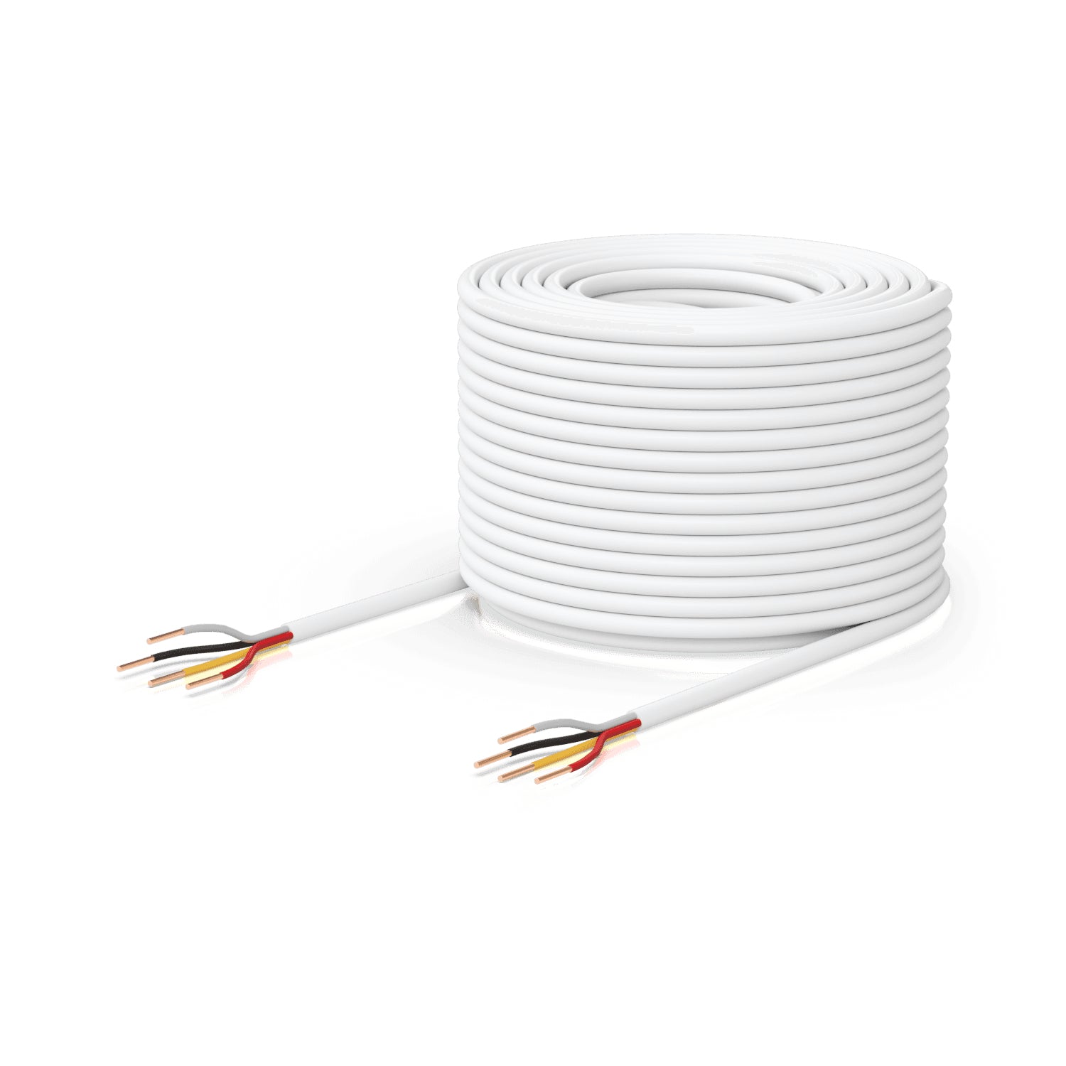 Ubiquiti Türschlossrelais-Stromkabel – 152,4 m, 36 V, 4-adrig, 18/22 AWG, weiss