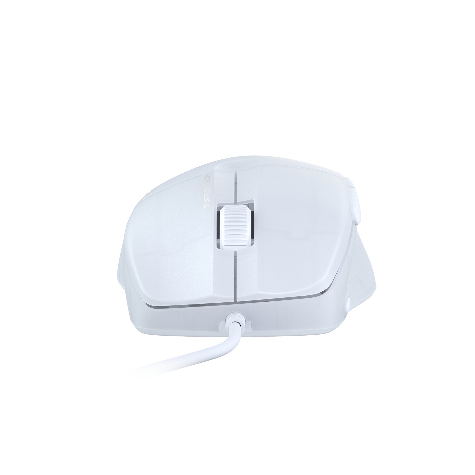 Turtle Beach Pure SEL White Maus – kabelgebunden, 8'000 dpi, 6 Tasten, für Rechtshänder, Beleuchtung, weiss