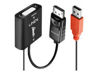 Lindy DVI-D (Buchse) auf DisplayPort (Stecker) Adapter