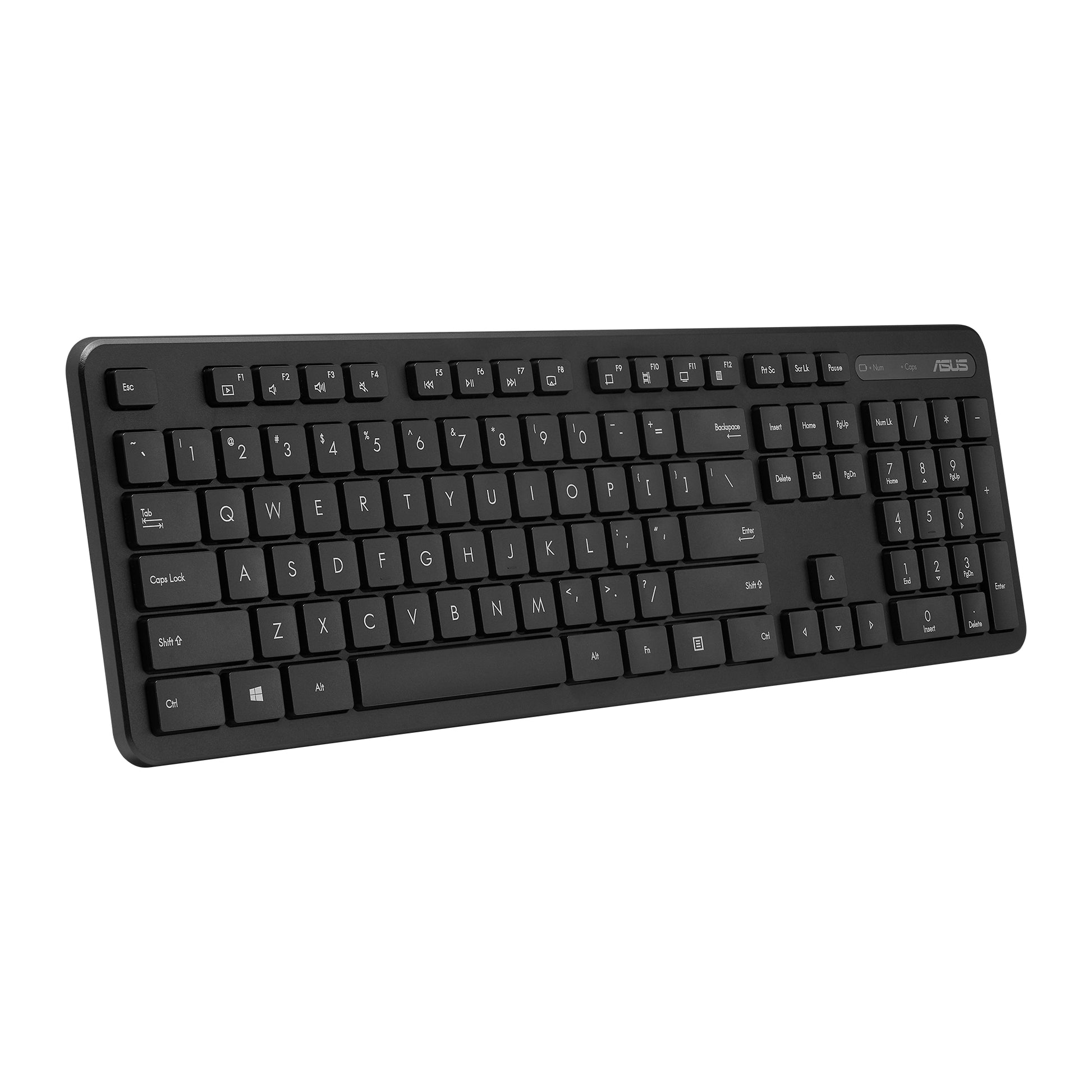 ASUS CW100 – Tastatur- und Maus-Set – 2,4 GHz USB-A (Empfänger) – Schwarz