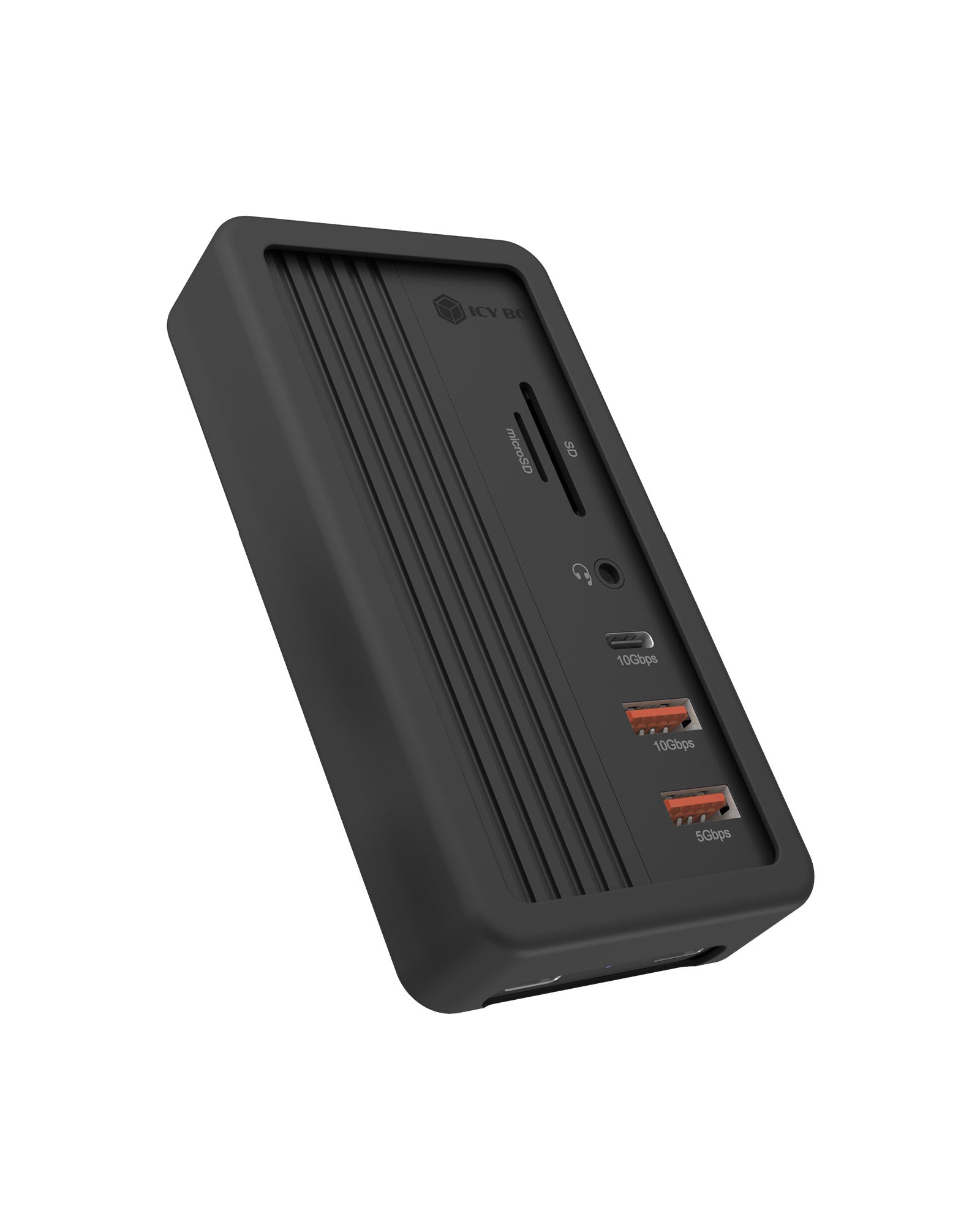 ICY BOX IB-DK4072M-CU31 Dockingstation – USB-C, HDMI, 3× USB 10 Gbit/s, 100 W PD, GbE, für Windows/Mac/Linux