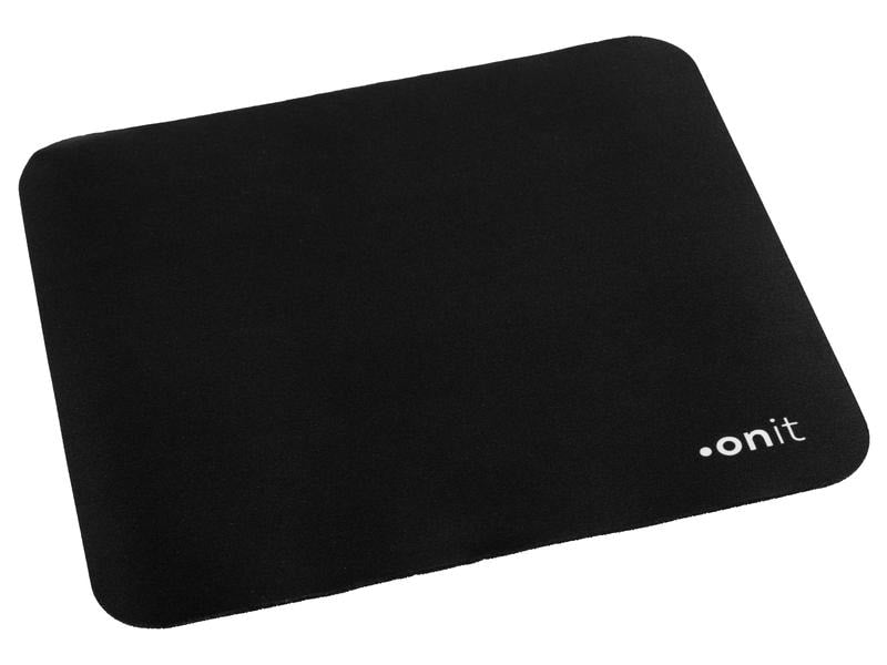 ONIT Starter – Mauspad – 230 × 200 mm, Gummi, Textil, Schwarz, Anti-Rutsch-Basis