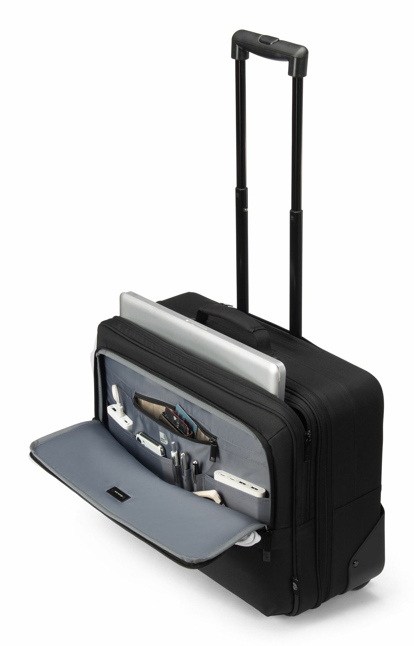 DICOTA Multi Roller Eco CORE Notebook-Tasche bis 17,3" – wasserabweisend, recyceltes PET – schwarz