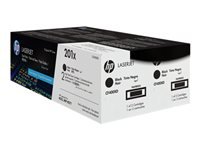 HP Toner-Multipack 201X – Schwarz, 2800 Seiten