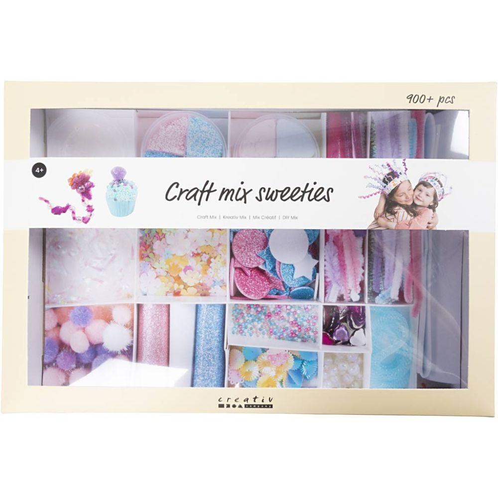 Creativ Company Bastelset – Mehrfarbig – 17-teilig – ab 4 Jahren