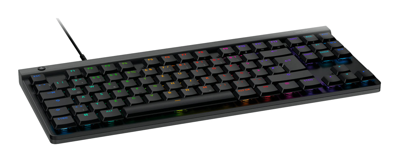 Logitech G G515 – Gaming-Tastatur TKL – mechanisch – kabelgebunden (USB-C) – QWERTZ (DE) – RGB – schwarz