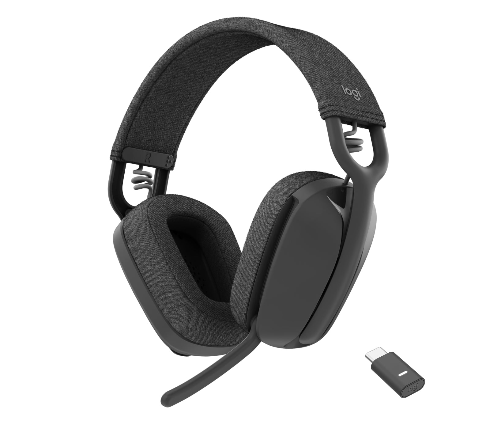 Logitech Zone Vibe Wireless A00167/A00172 – Over-Ear Headset – Bluetooth – Graphit – für Microsoft Teams