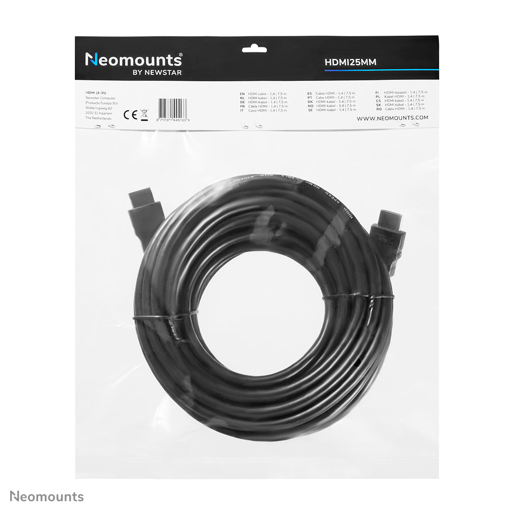 Neomounts HDMI Kabel HDMI 1.3 1080p 60 Hz – 7,5 m