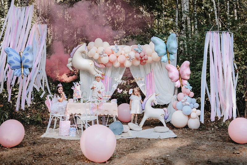 PartyDeco Folienballon Einhorn – Mehrfarbig – 95 × 86 cm – Folie – 1 Stk