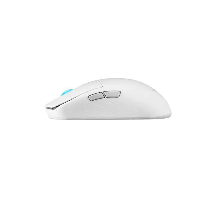 ASUS ROG Harpe Ace Mini WE Gaming-Maus – kabellos, 42'000 dpi, 8'000 Hz, beidhändig, Beleuchtung, weiss