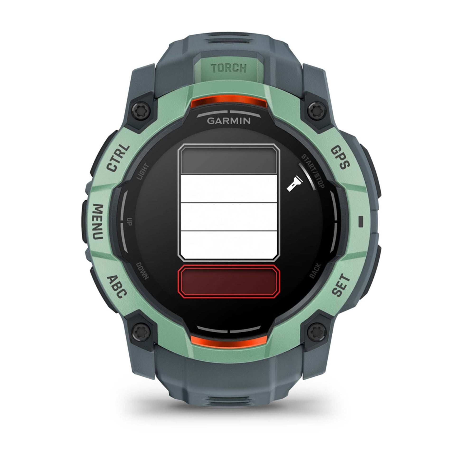 Garmin Instinct 3 – GPS-Smartwatch – 50 mm, 1,3", GPS, AMOLED, 10 ATM, Grün, Sportarmband