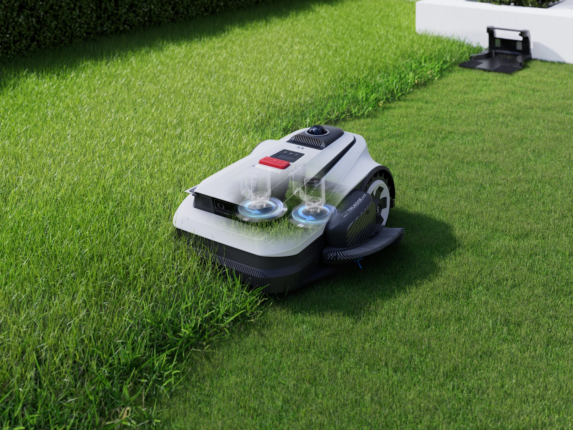 Ecovacs GOAT A3000 LiDAR Pro – Mähroboter – 3000 m², 33 cm Schnittbreite, 70 min Ladezeit