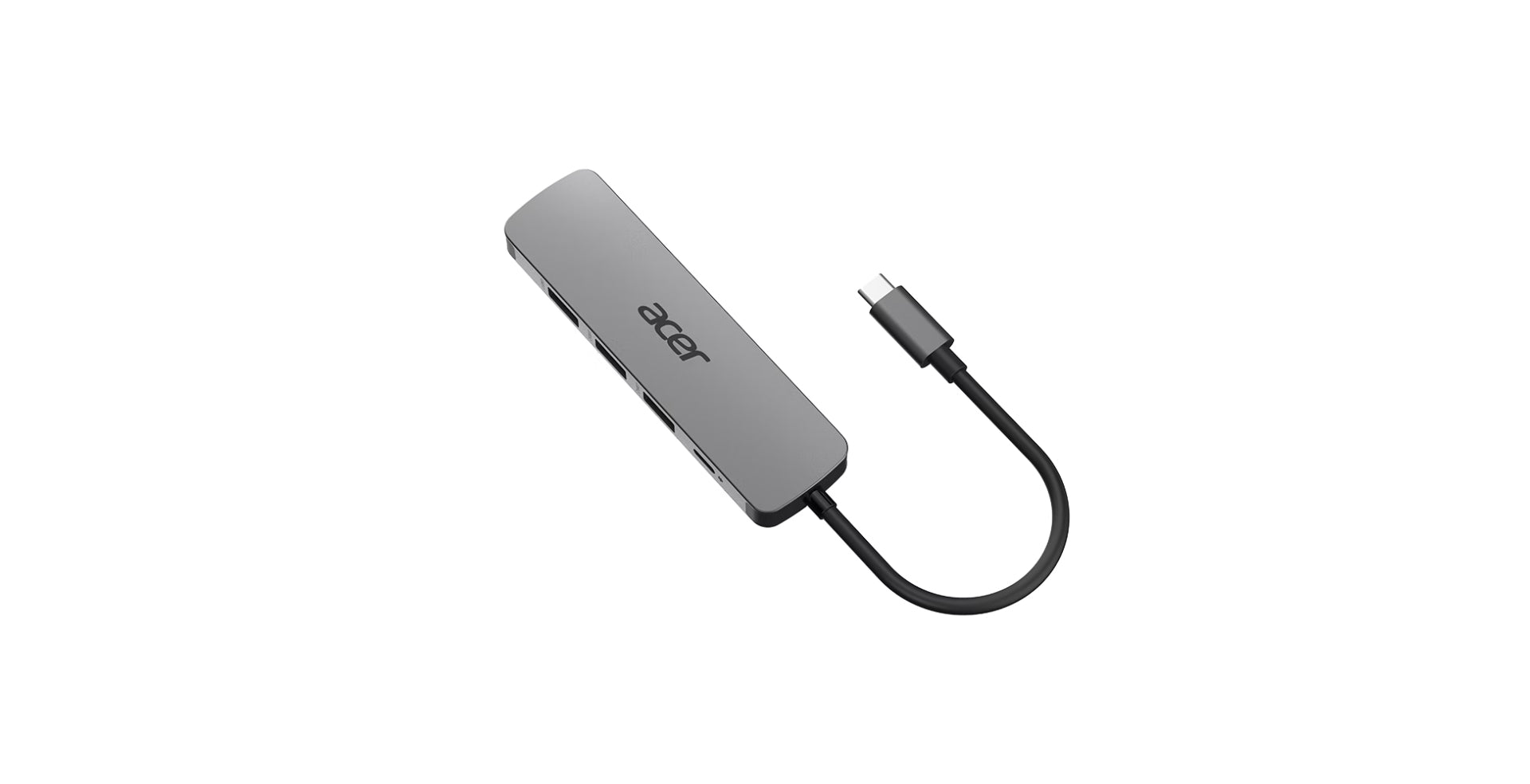 Acer Multiport-Adapter – USB-C, 1× HDMI, 3× USB-A, 100 W PD, für Windows/Mac/ChromeOS