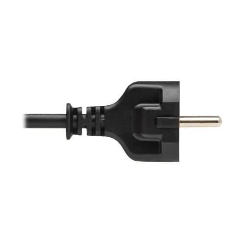 Eaton Netzkabel, IEC C13 auf Schuko (Typ F), H05VV-F, 250 V, 10 A, 3 m, Schwarz