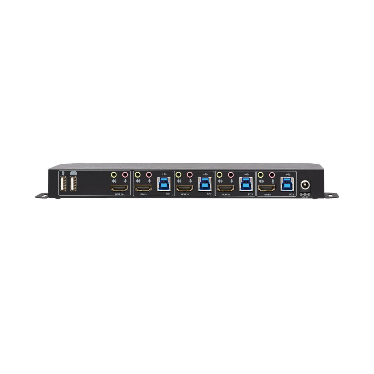 Tripp Lite B005-HUA4 – 4-Port HDMI KVM-Switch – 4K/60 Hz, USB 3.0-Hub, Audio