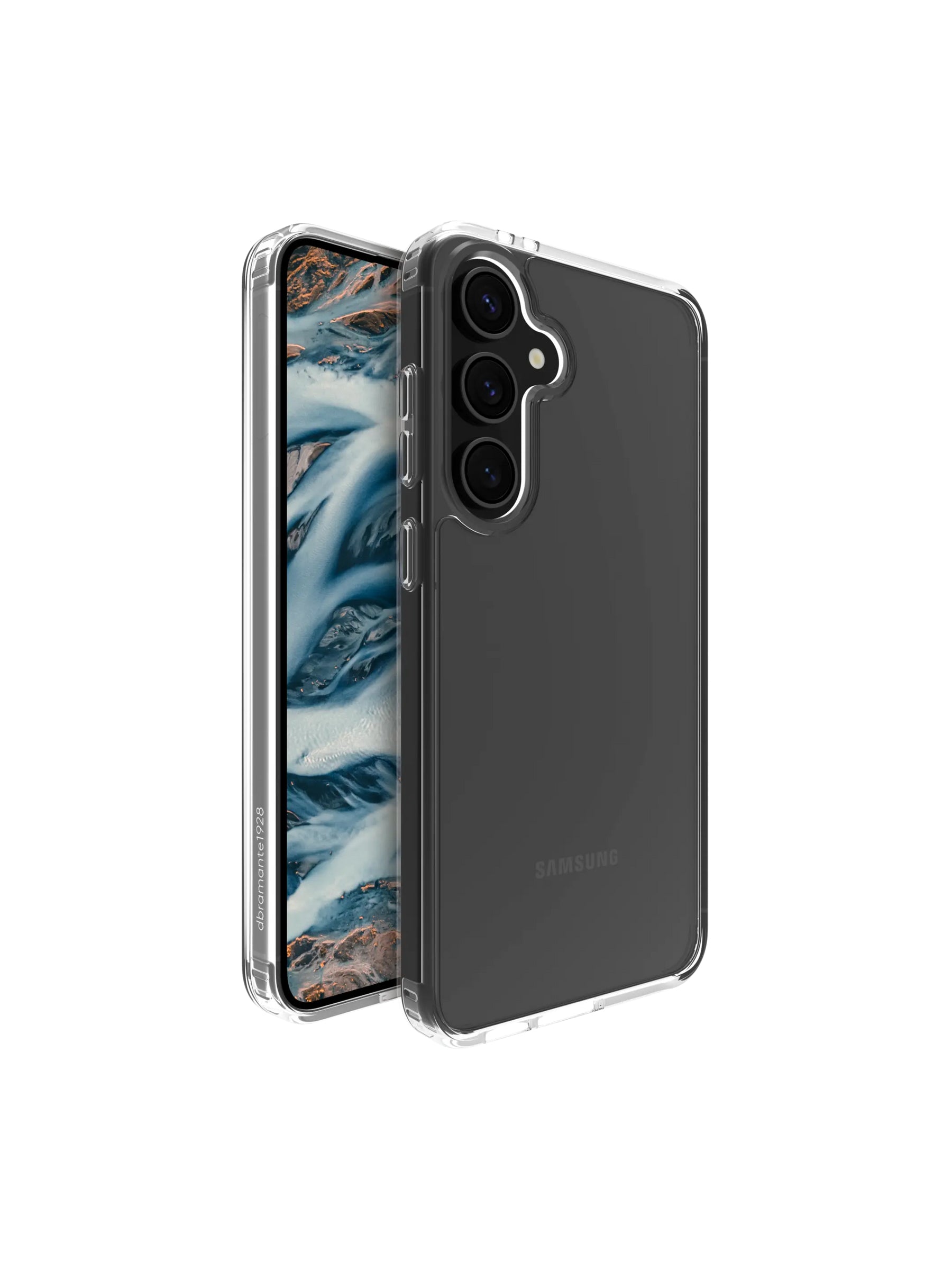 dbramante1928 Iceland Pro Backcover – für Samsung Galaxy S24 FE, Kunststoff, Transparent, bis 3 m sturzsicher