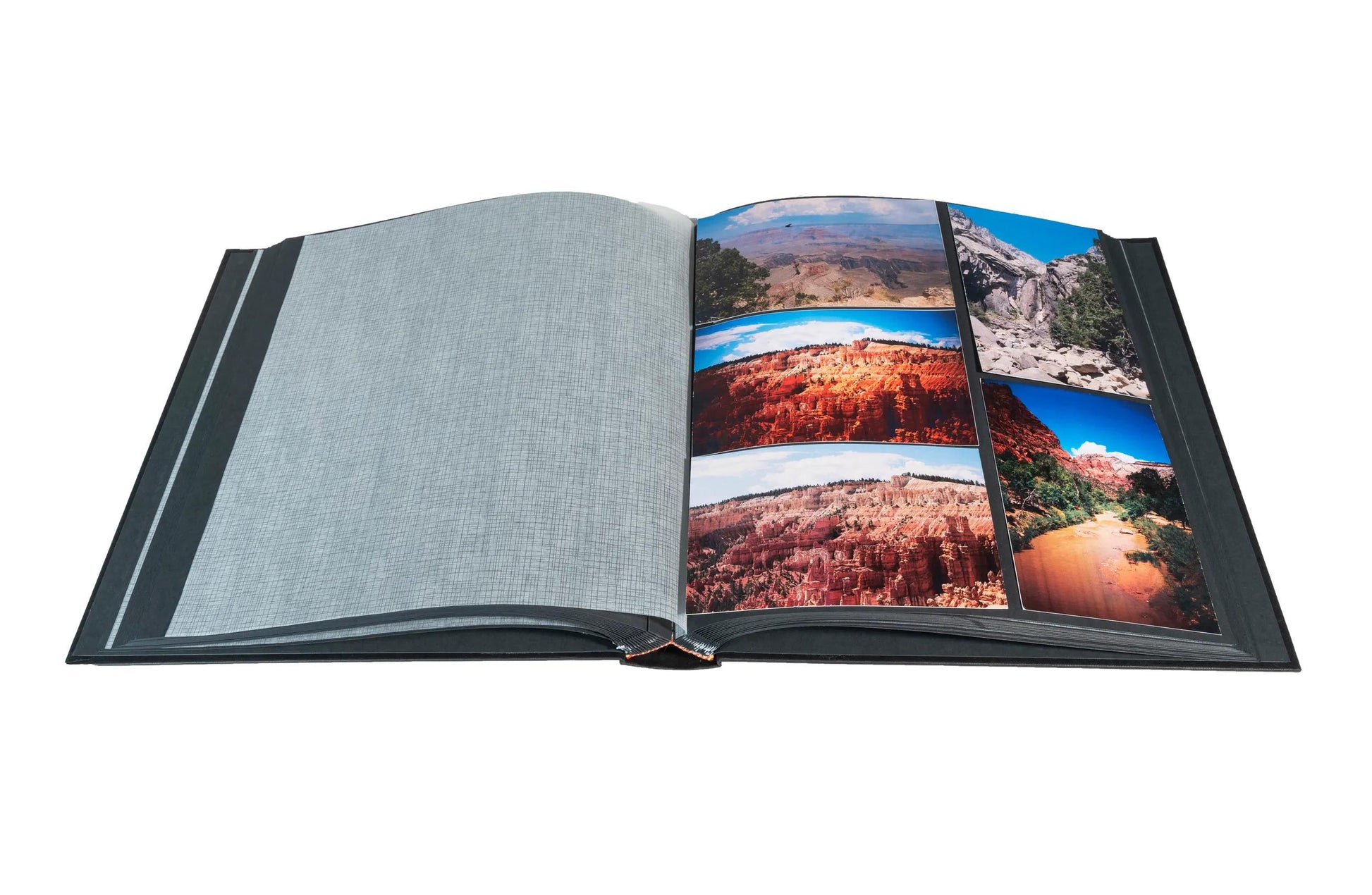 Exacompta Milano – Fotobuch, gebunden, 60 Seiten, schwarz, 29 × 32 cm, Karton, 250 g/m²
