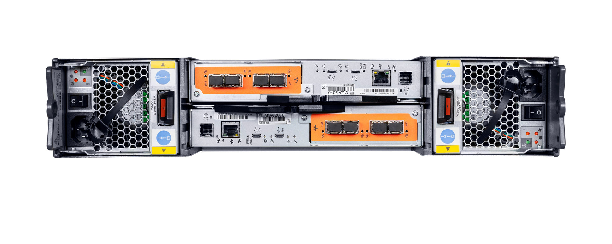 HPE MSA 2070 SFF Speichergerät – 46 TB, 10/25 GbE iSCSI, 4-Port Controller