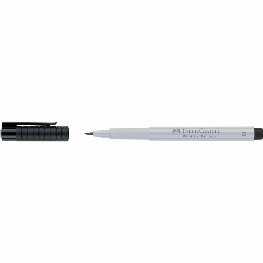 Faber-Castell Pitt Artist Pen Brush Pen – 2,5 mm, pigmentiert, wasserfest, kaltgrau I
