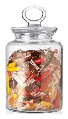 Montana Vorratsdose 1,5 l, Ø 12 × 22 cm, Glas, Transparent, 2 Stk.