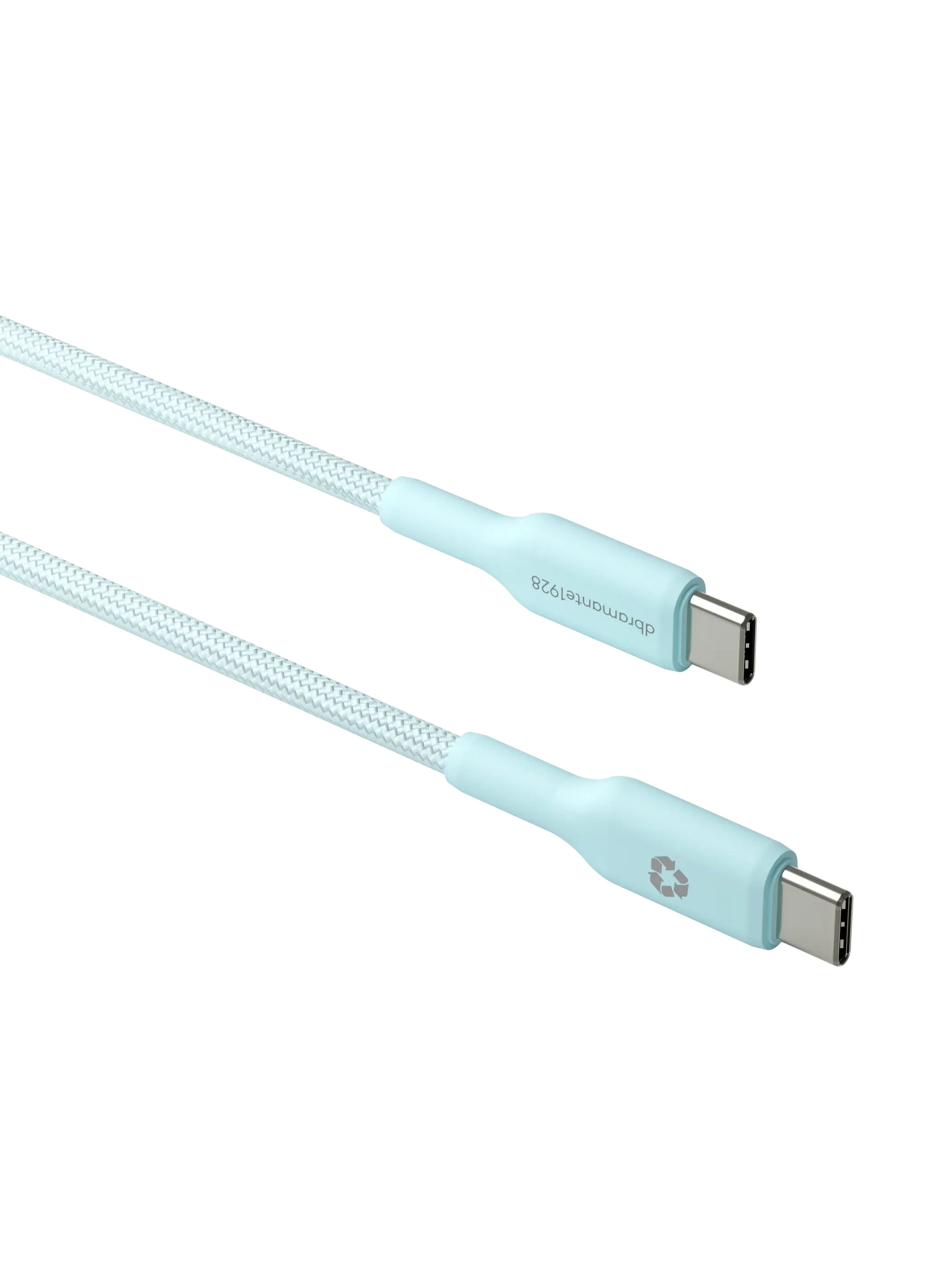 dbramante1928 USB-C auf USB-C Kabel – USB 2.0 (480 Mbit/s) – 1,5 m – PD 60 W – Blau