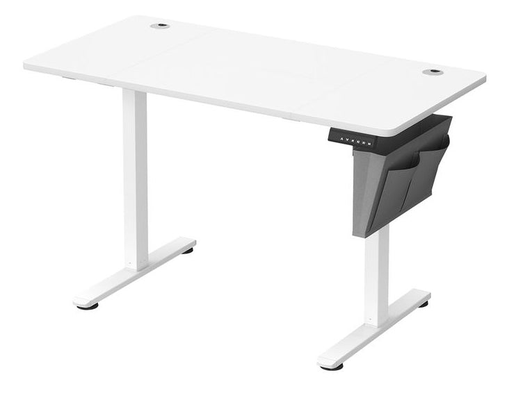 Songmics LSD134B01 Steh-/Sitz-Tisch – 140 × 60 cm, elektrisch höhenverstellbar, Spanplatte