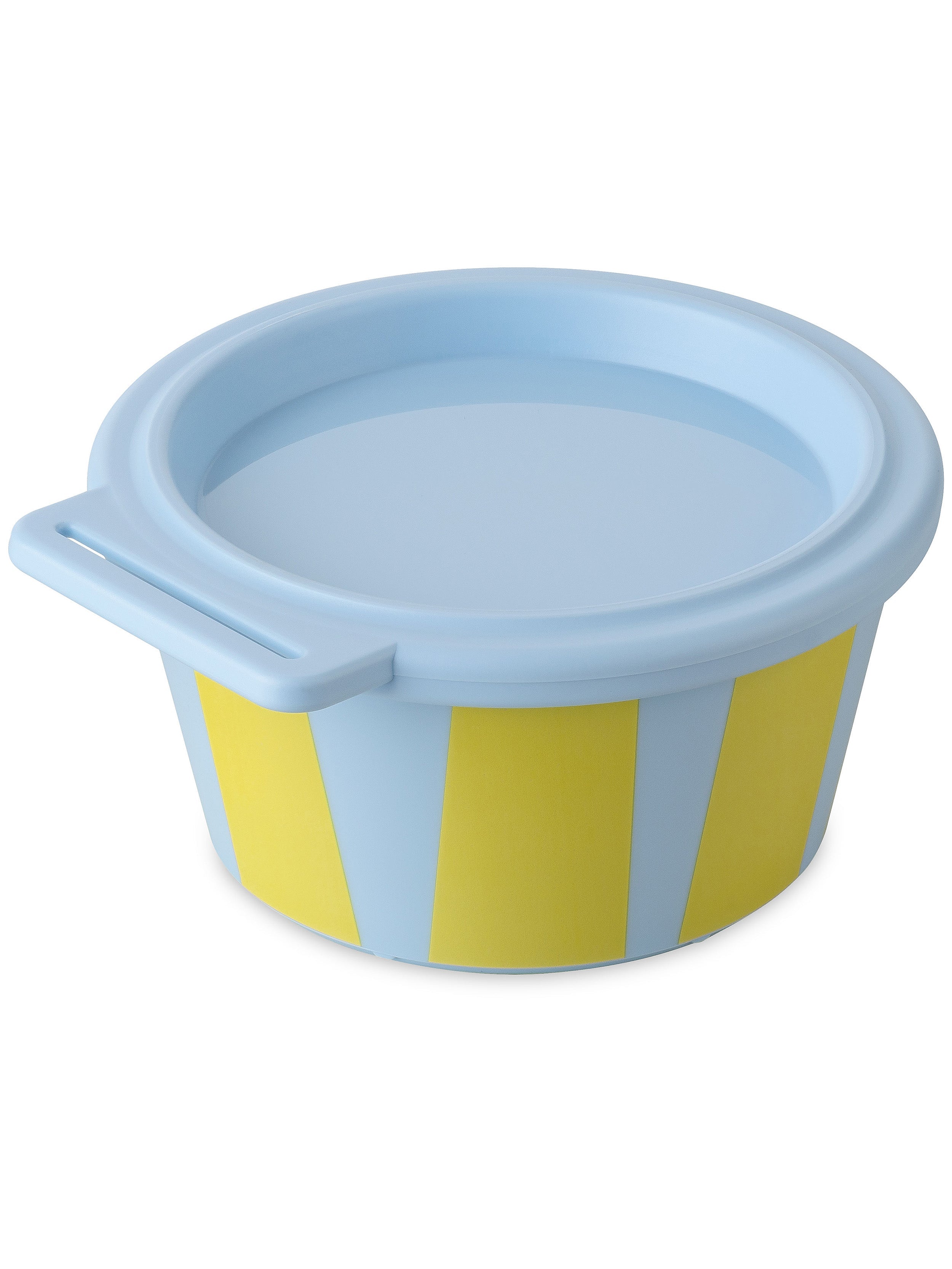 koziol Schüssel Nora – 250 ml, Ø 11 cm, H 5,7 cm, Kunststoff (biozirkulär), Blau/Gelb, spülmaschinenfest