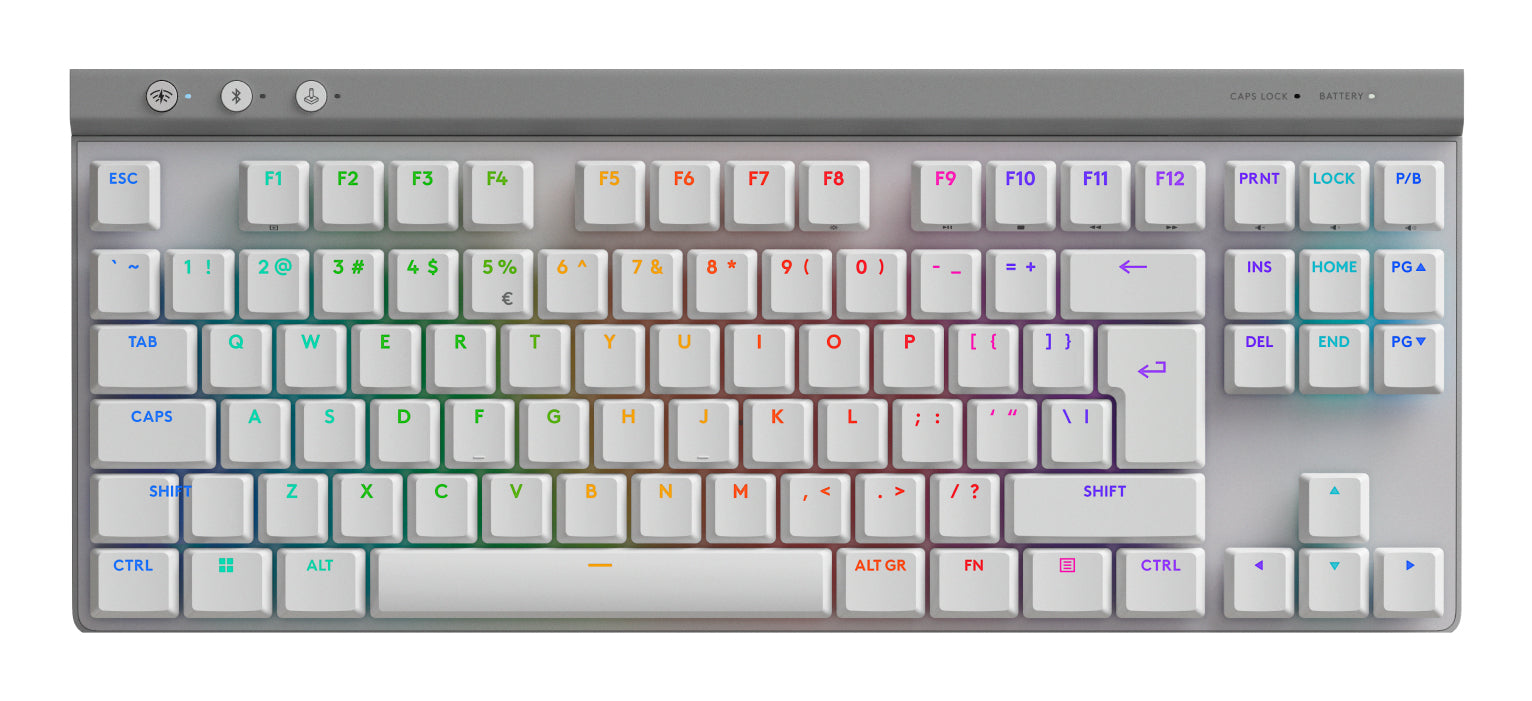 Logitech G G515 LIGHTSPEED – TKL-Tastatur – Mechanisch – Bluetooth & 2,4 GHz (Nano-Empfänger) – QWERTY (US-INT)
