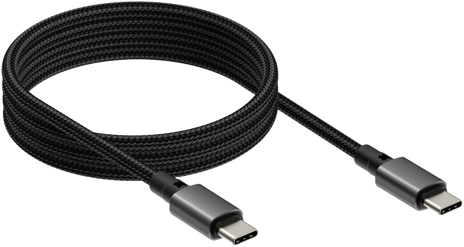 Vision USB-C auf USB-C Kabel – USB 2.0 (480 Mbit/s) – 1 m – Schwarz