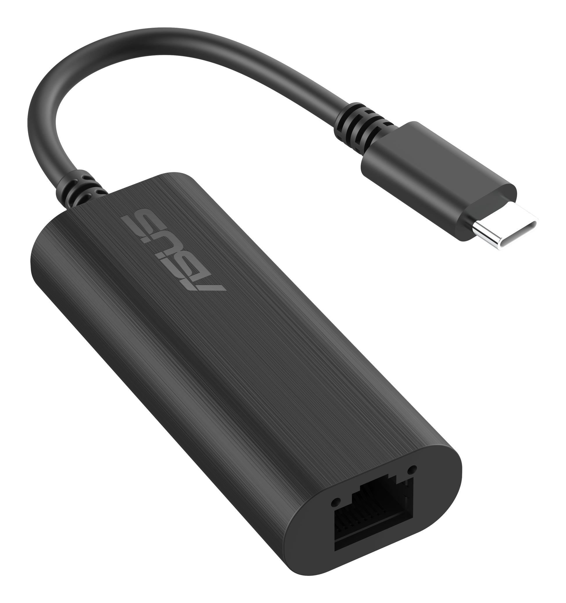 ASUS USB-C2500 V2 Netzwerkadapter USB-C zu RJ-45 – 2,5 Gbit/s, USB 3.2 Gen 1 (5 Gbit/s), 15 cm, Schwarz