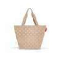 Reisenthel Stofftasche, Polyester, Motiv Metallic Dots Coffee, 510×305×260 mm
