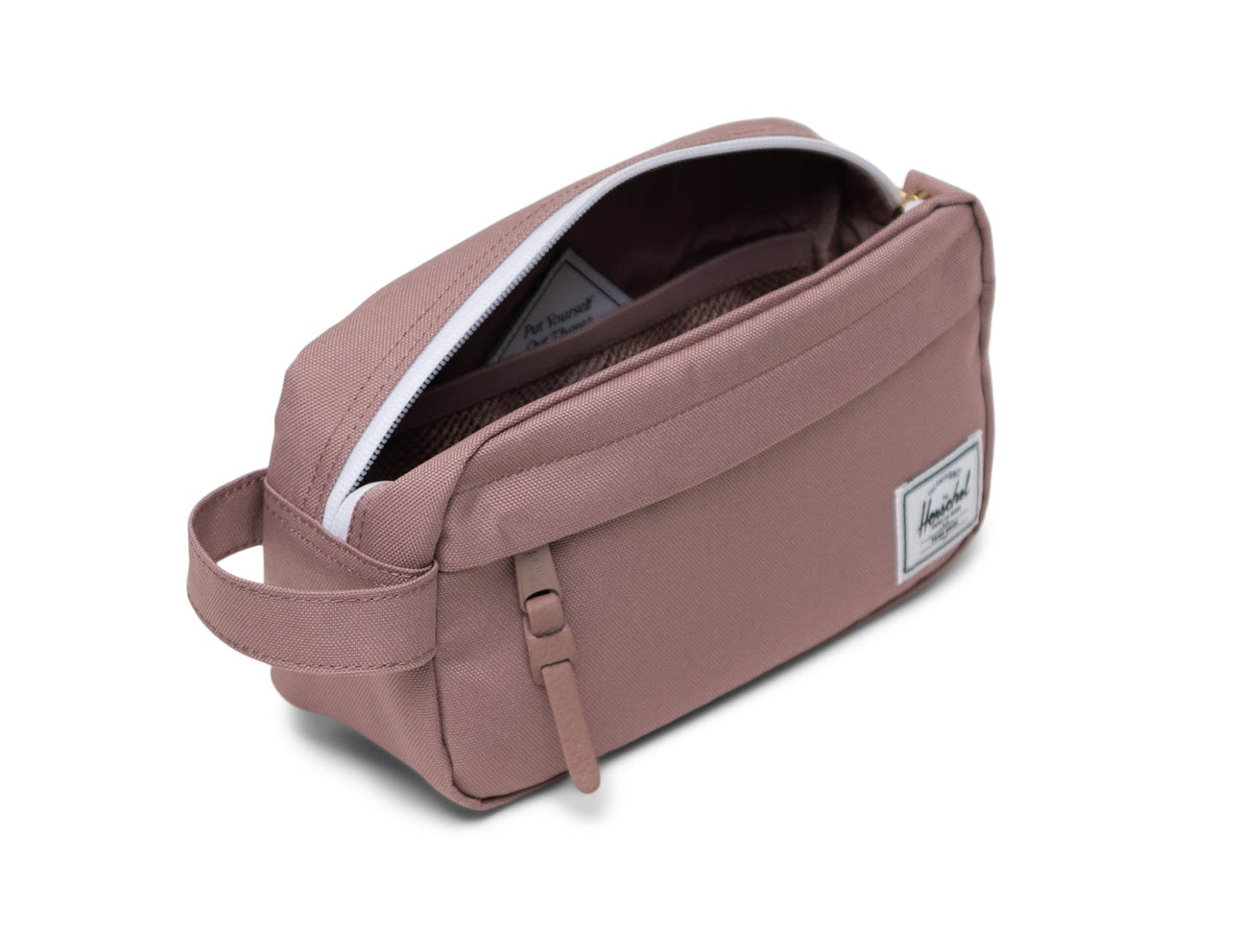 Herschel Kulturbeutel Travel Kit Small Chapter – wasserfest – 3 l – rosa – Stoff – 1 Stk.