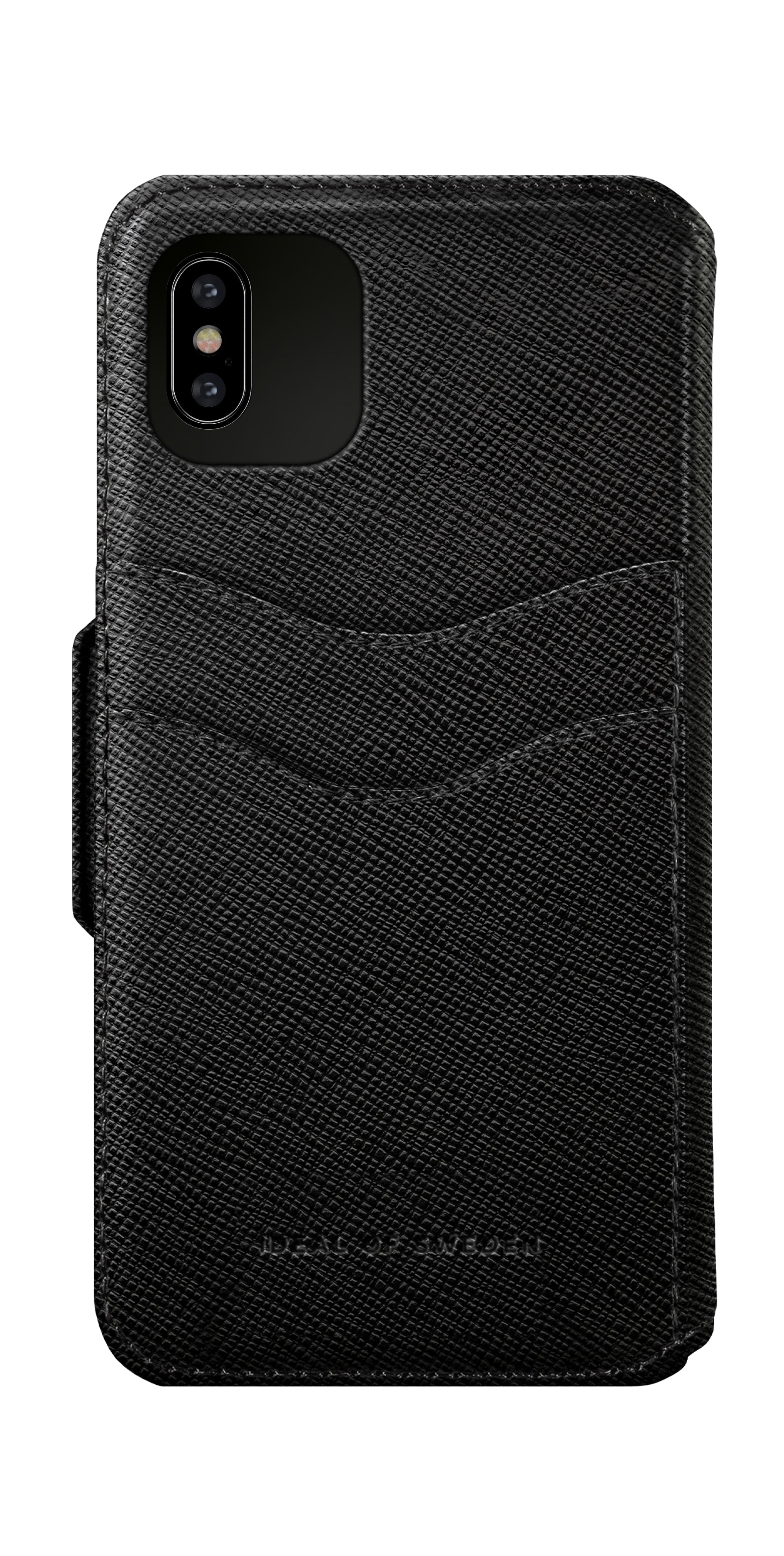 Ideal of Sweden – Booklet-Hülle Saffiano – für Apple iPhone 11 Pro – schwarz – mit Kartenfach, Magnetverschluss