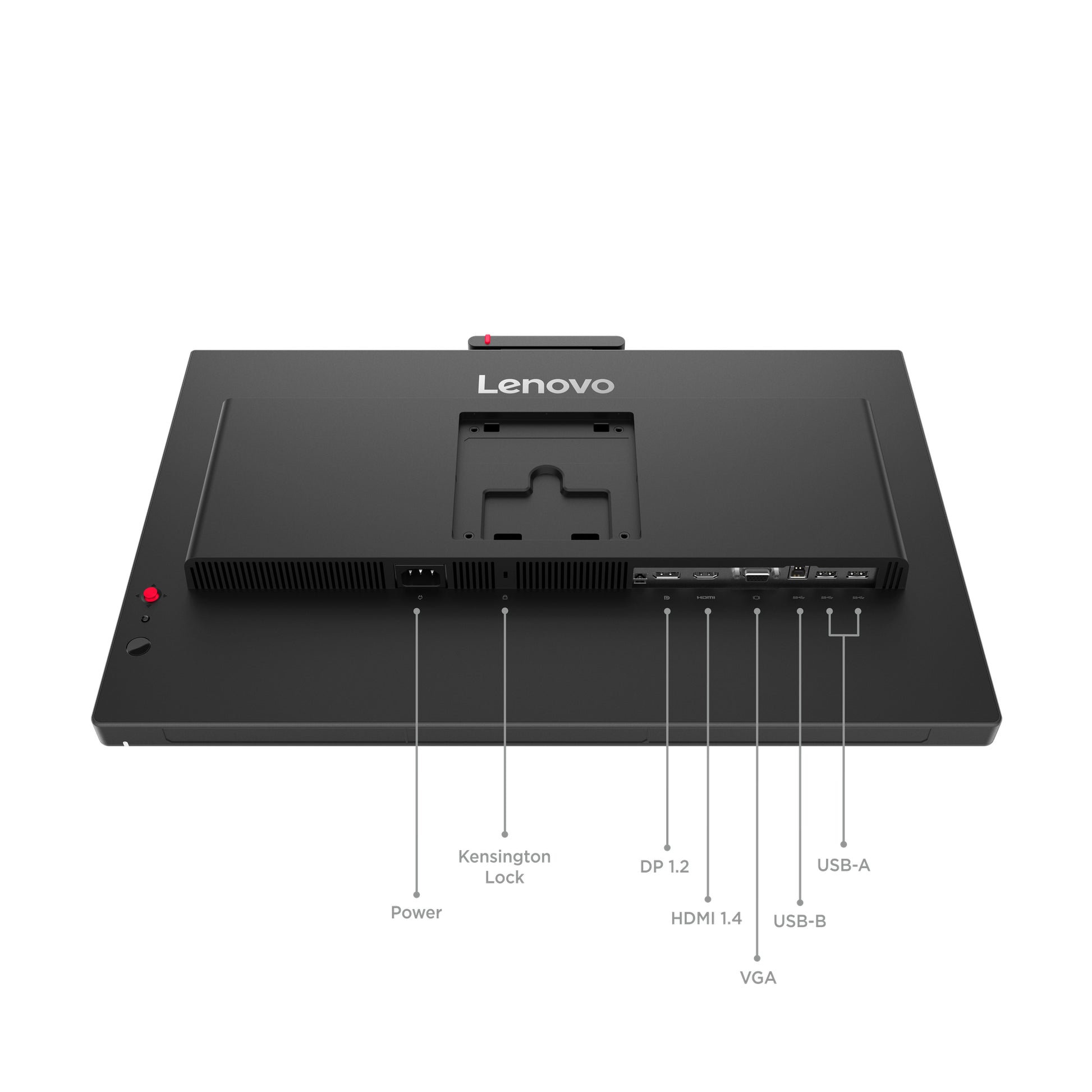 Lenovo ThinkVision T27Qd-4V – Monitor, 27" 2560 × 1440 (WQHD), LCD, Schwarz