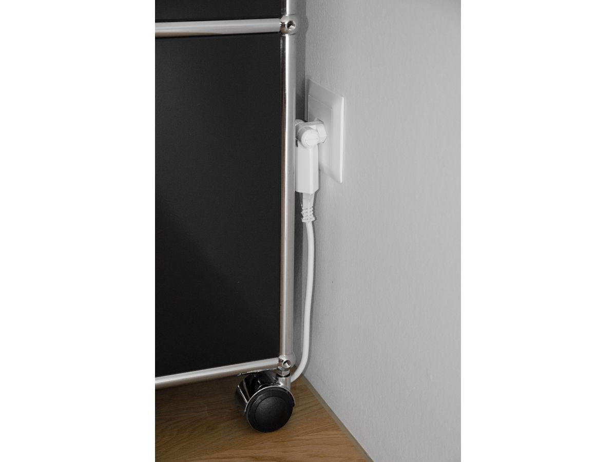 Max Hauri AG Max Hauri Steckdosenleiste 7×T13, mit Schalter, 2 m, drehbar 130° – weiss