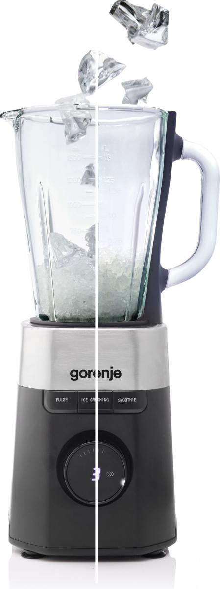 Gorenje Standmixer B1000DE – 1,5 l, 1000 W, Eis-Crusher – schwarz