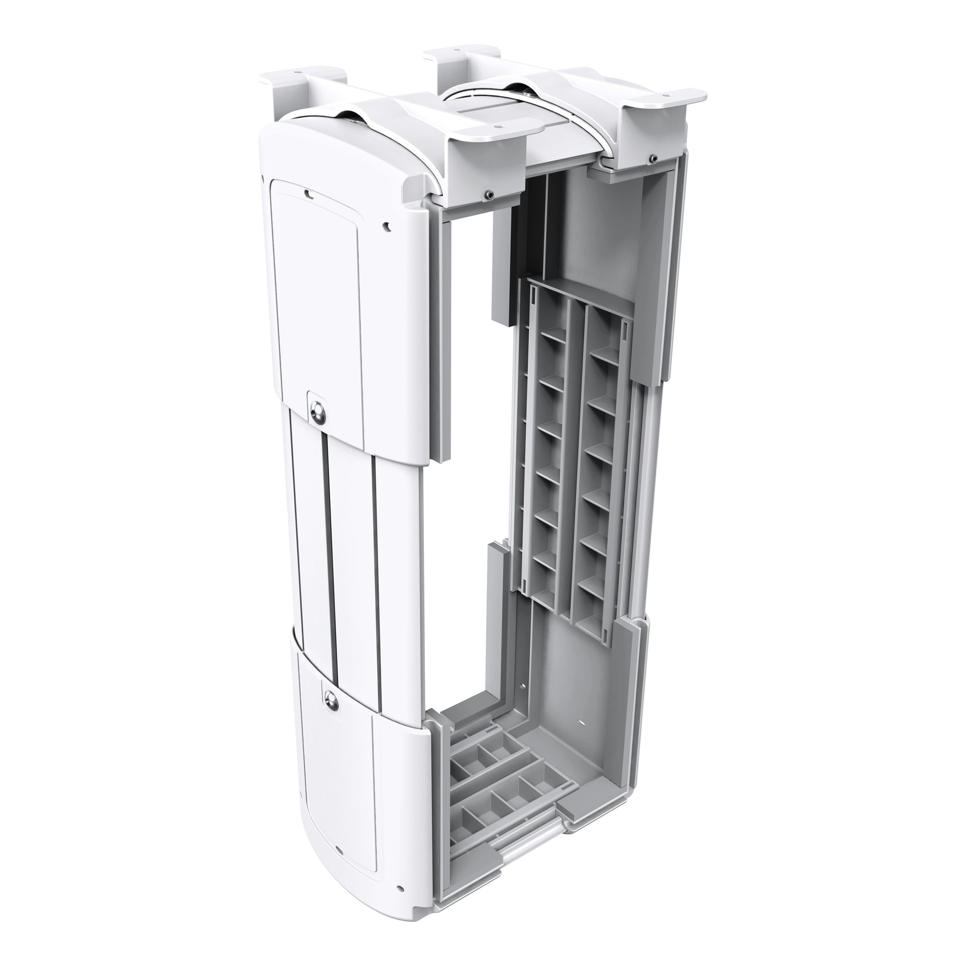 Dataflex CPU-Halterung (Untertisch) – bis 30 kg, weiss, Kunststoff (ABS)