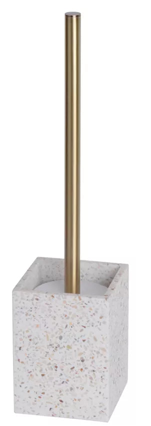 Diaqua WC-Bürstenset – Polyresin, weiss, rutschsicher, korrosionsbeständig, H 40 cm