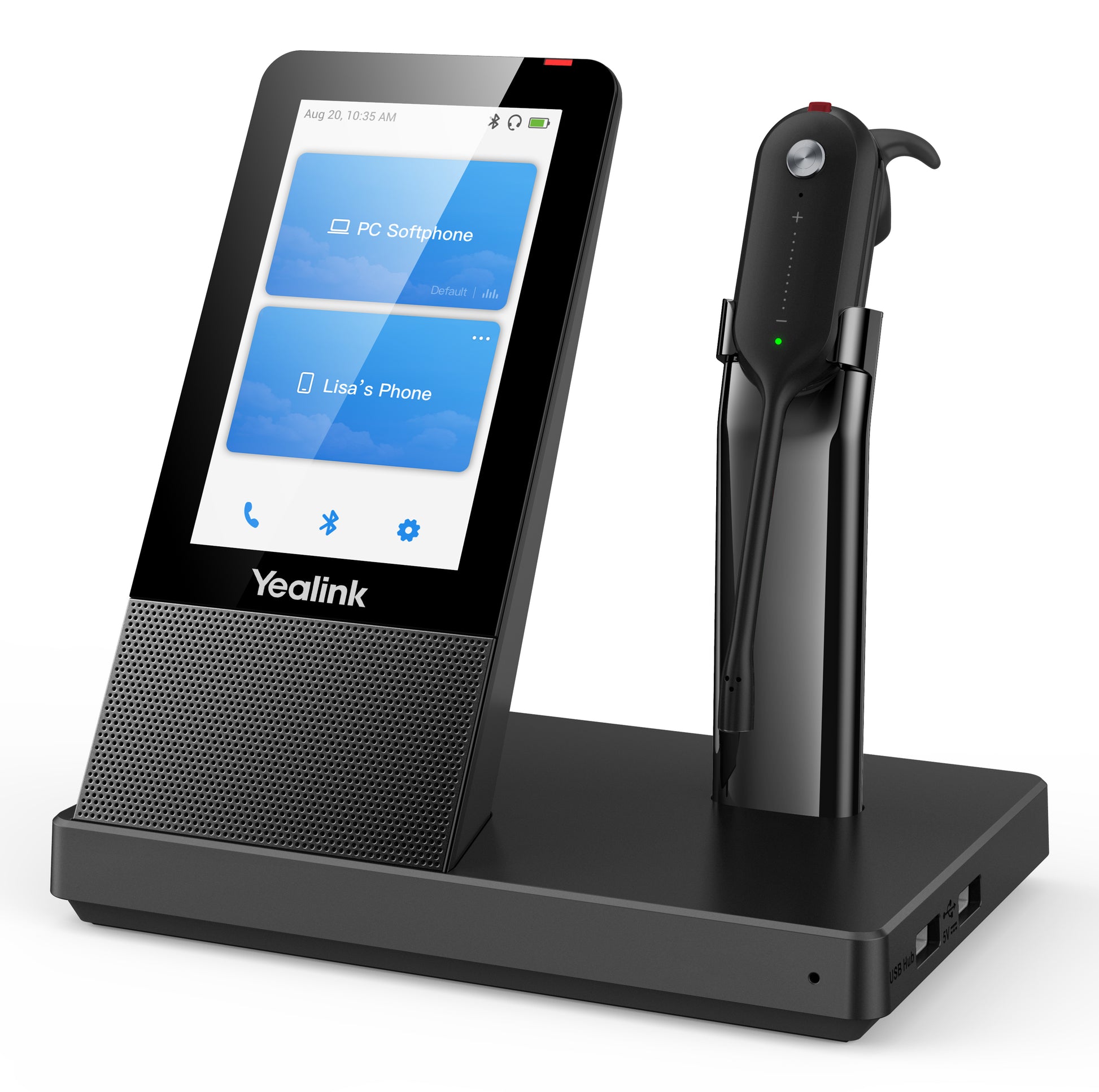 Yealink WH67 – Mono Headset – DECT – für UC-Plattformen