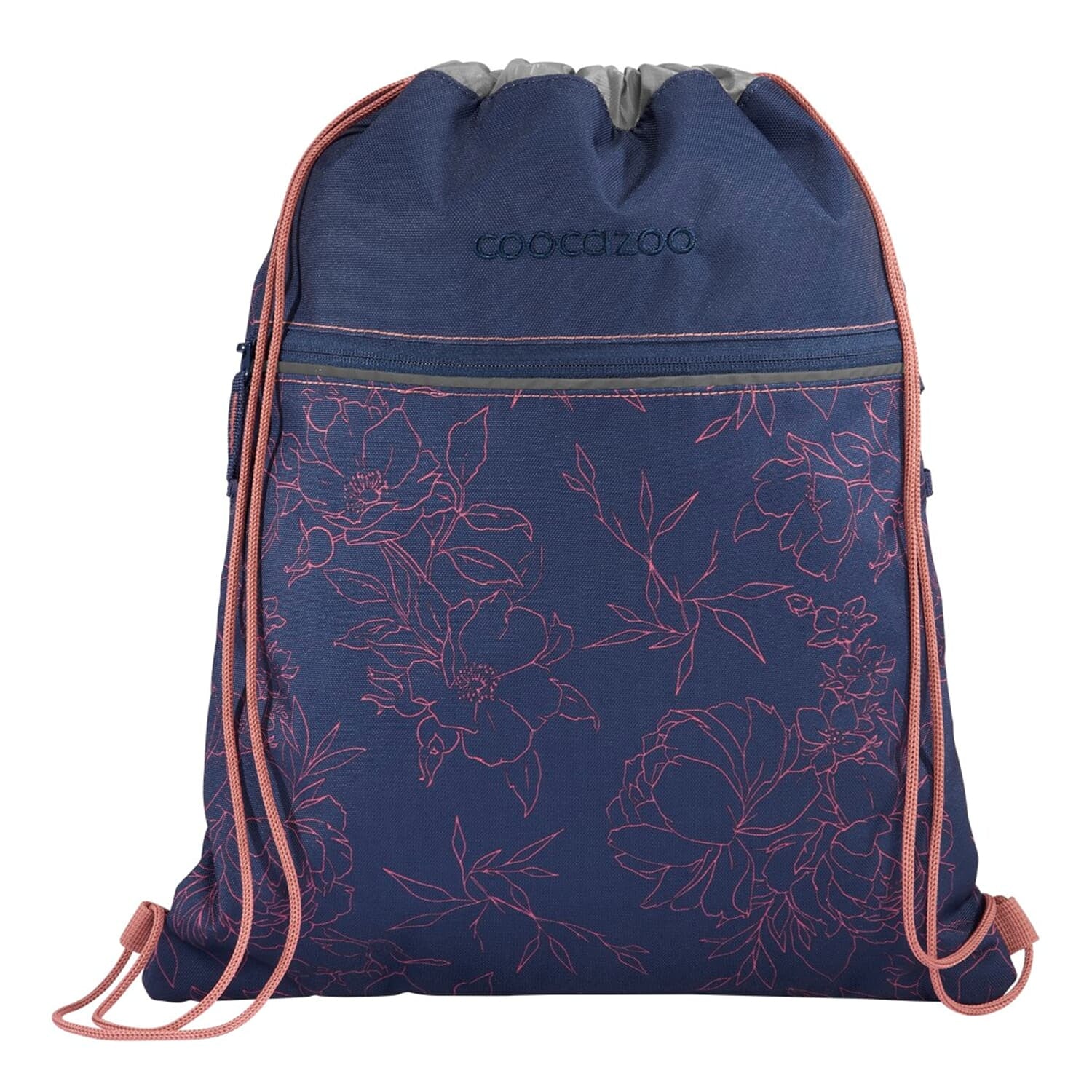 Coocazoo Sportbeutel – 10 l, Motiv Sweet Rose, wasserabweisend, 34 × 43 cm