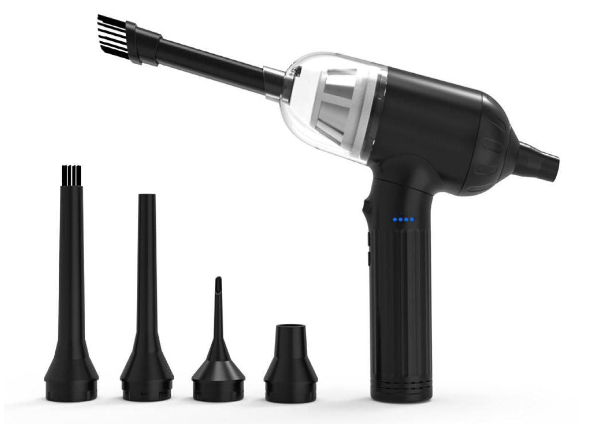 CoreParts Luftstaubbläser – 2-in-1, 7500 mAh, Akkubetrieben, 3 Stufen
