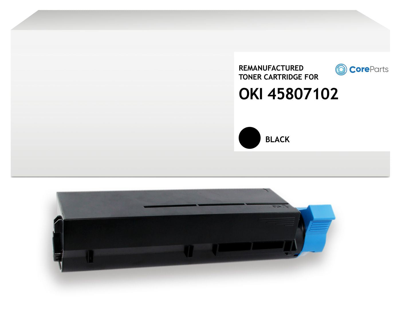 CoreParts QI-45807102 Schwarz Toner – Kompatibel – für Oki